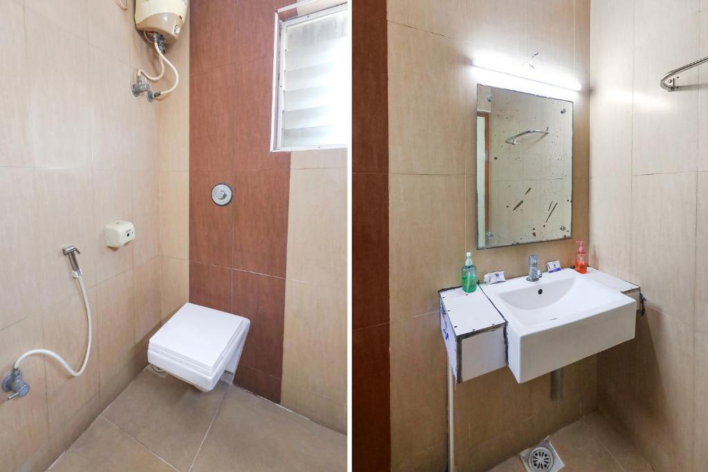 Koupelna v ubytování Fabhotel Prime Mahalaya Residency - Nr Pallavaram Railway Station