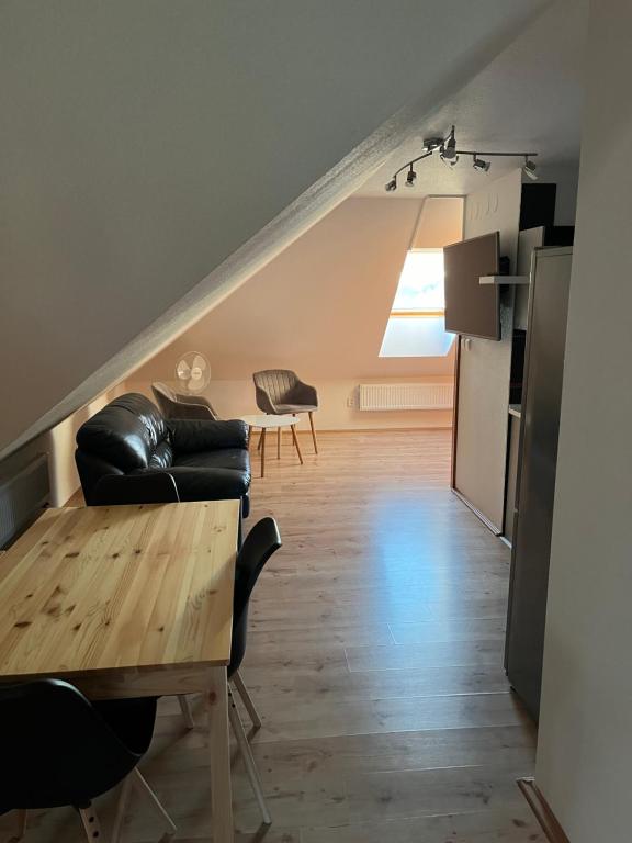 Posezení v ubytování Apartman Na Bubnu