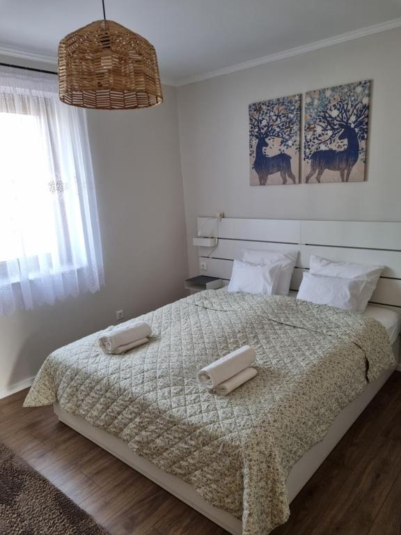 Postel nebo postele na pokoji v ubytování Villa V53 Siófok
