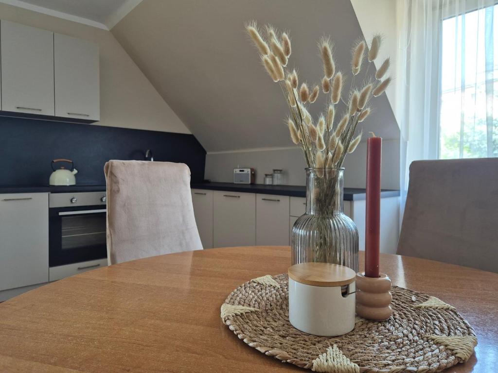 Η κουζίνα ή μικρή κουζίνα στο Apartamenty Uchnasta