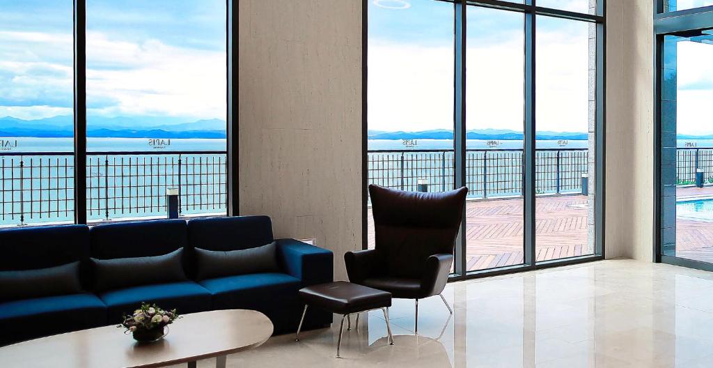 Posezení v ubytování Lapis Hotel Namhae