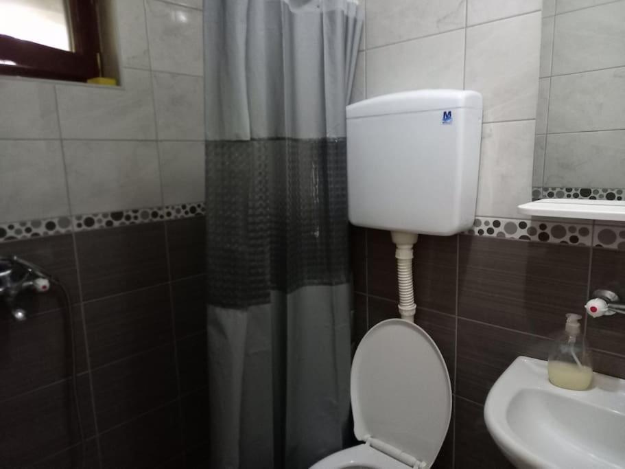 Koupelna v ubytování Apartman medju borovima 2