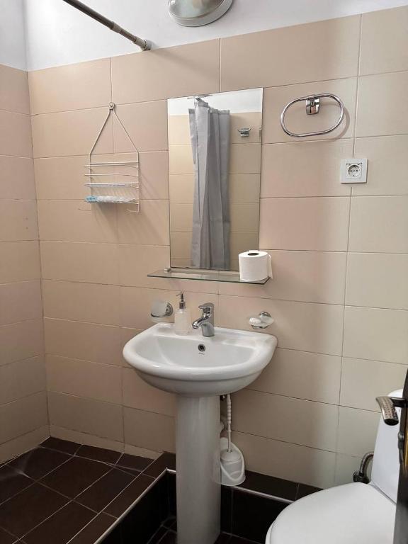 Koupelna v ubytování Tbil Inn Hotel