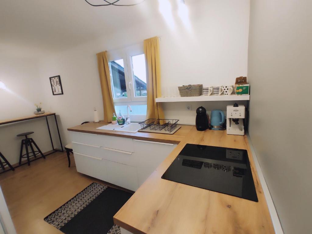 Kuchyň nebo kuchyňský kout v ubytování Two-Bedroom Countryside Apartment