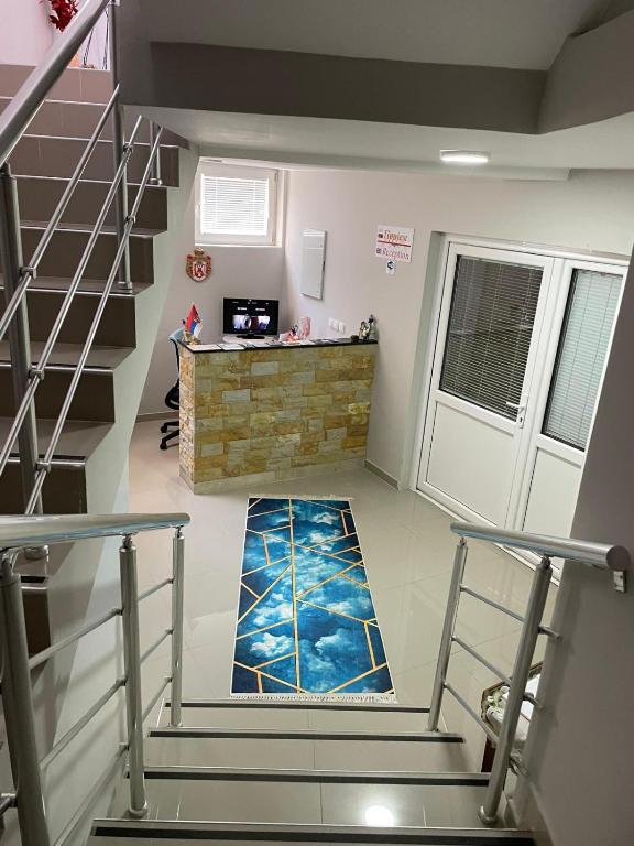 Kuchyň nebo kuchyňský kout v ubytování Apartmani Andrijana