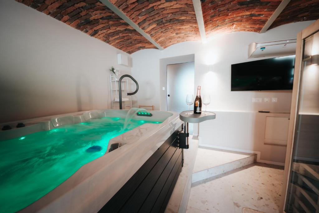 Koupelna v ubytování Luxury Residence Metlika