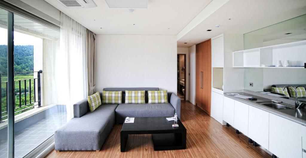 Posezení v ubytování Lapis Hotel Namhae