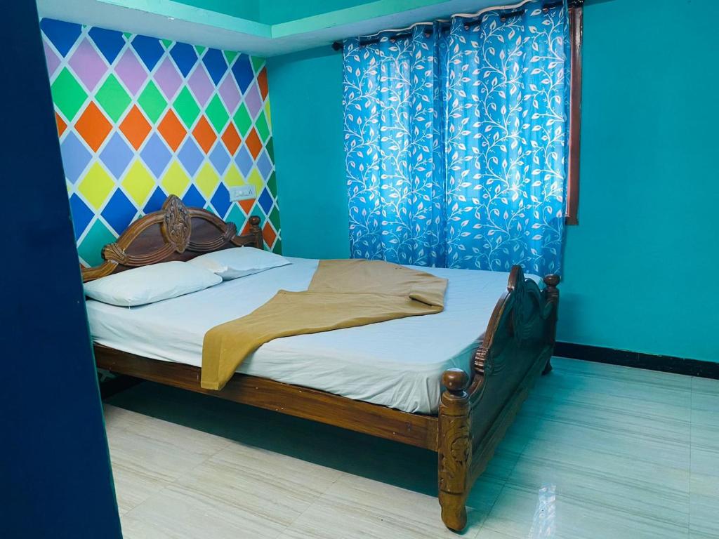 Postel nebo postele na pokoji v ubytování Bamboo Holiday Resort & Homestay Yercaud
