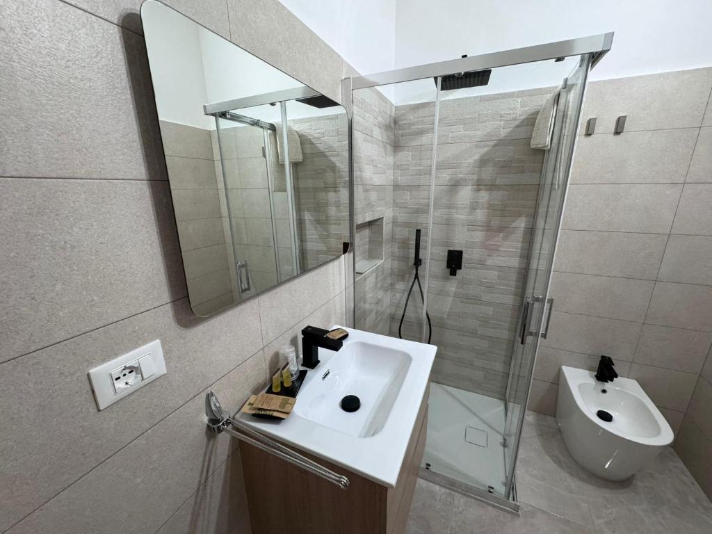 Koupelna v ubytování B&B Primalba