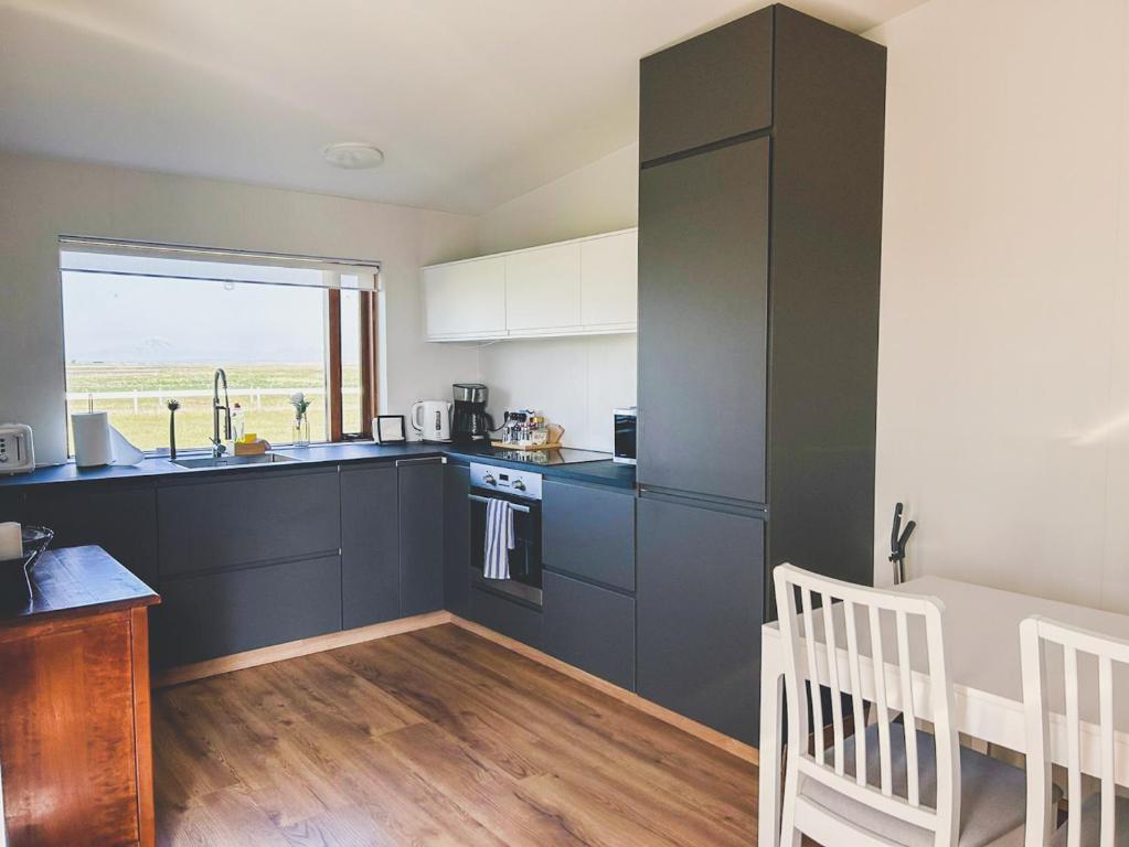 Kuchyň nebo kuchyňský kout v ubytování Ármót Guesthouse