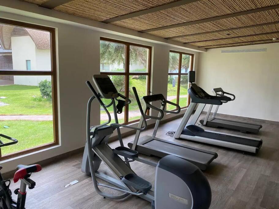 Fitness centrum a/nebo fitness zařízení v ubytování Playa Escondida y el Caribe Panameño te Esperan