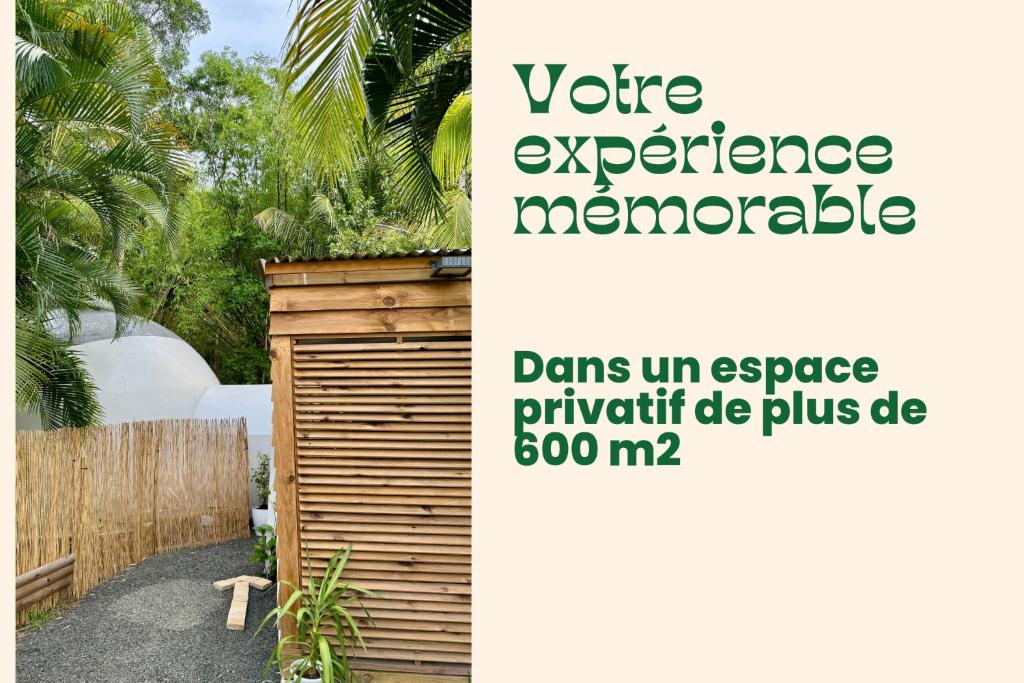 Fotografie z fotogalerie ubytování Nuit insolite dans une bulle avec spa privatif en Martinique! v destinaci Rivière-Salée