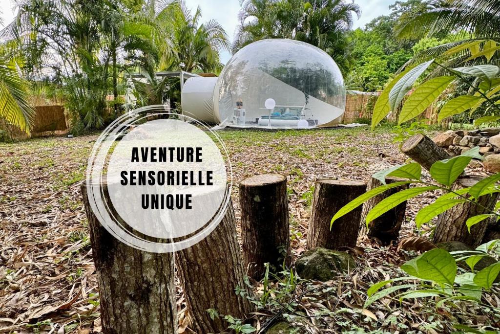 Zahrada ubytování Nuit insolite dans une bulle avec spa privatif en Martinique!