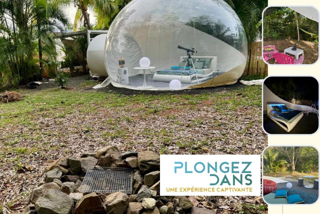 Zahrada ubytování Nuit insolite dans une bulle avec spa privatif en Martinique!
