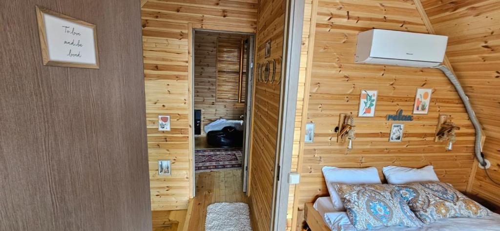 Postel nebo postele na pokoji v ubytování Cottage lima
