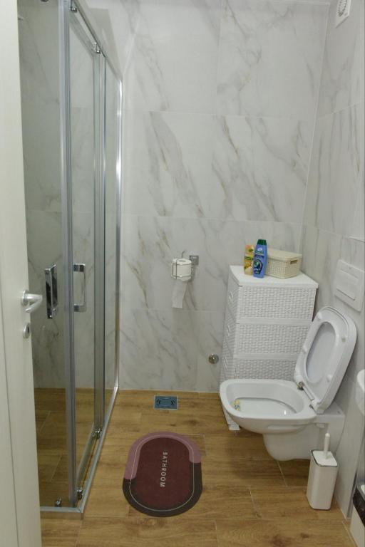 Koupelna v ubytování Apartman Luka