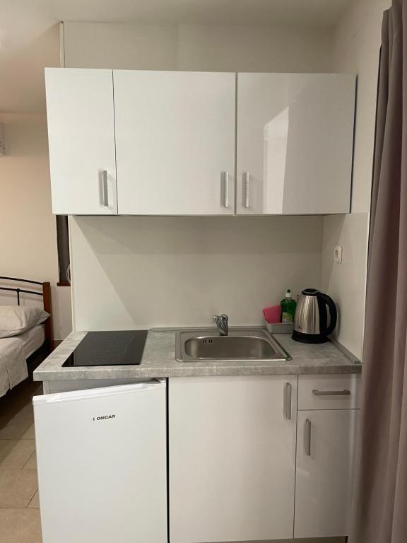 Kuchyňa alebo kuchynka v ubytovaní Apartman Pundinica