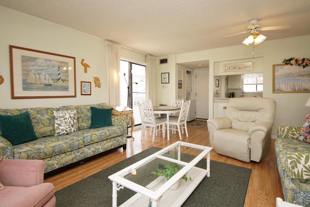 Posezení v ubytování Sandpiper Cove Unit1064