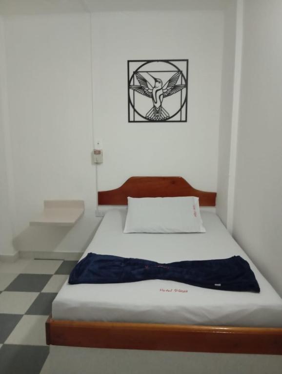 Postel nebo postele na pokoji v ubytování Hotel Playa Sur