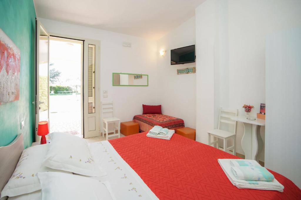 Postel nebo postele na pokoji v ubytování B&B San Giorgio
