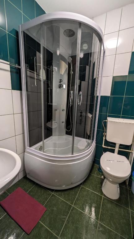Koupelna v ubytování Motel Don Tomaso
