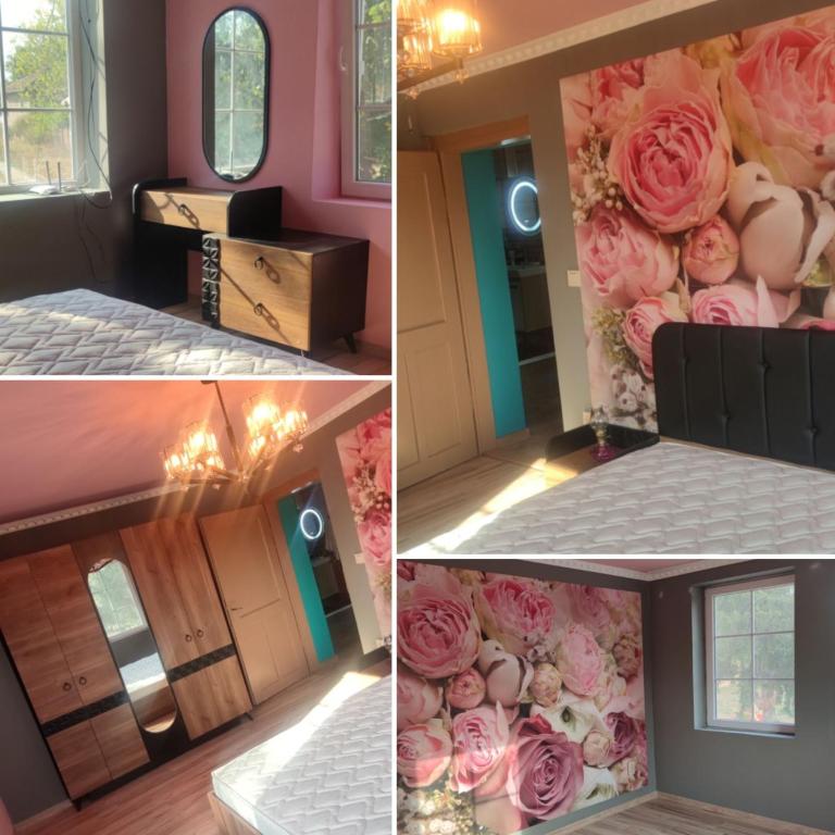 Postel nebo postele na pokoji v ubytování Долапите guest house с. Градище