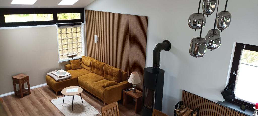 Χώρος καθιστικού στο Ferienhaus Eifelfreude