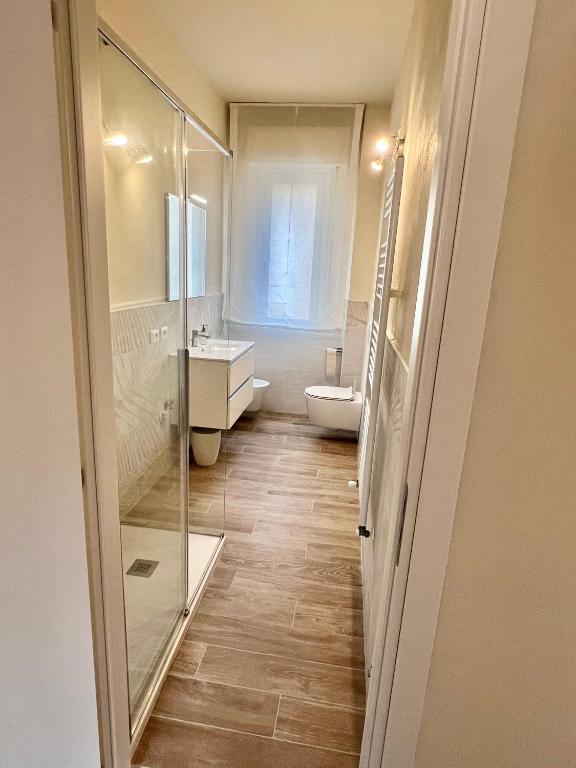 Koupelna v ubytování F&F Rooms