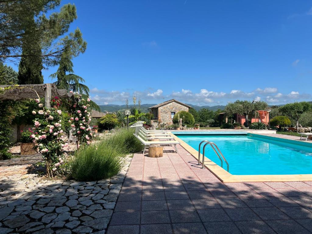 Bazén v ubytování Le case di Lisetta Holiday homes nebo v jeho okolí
