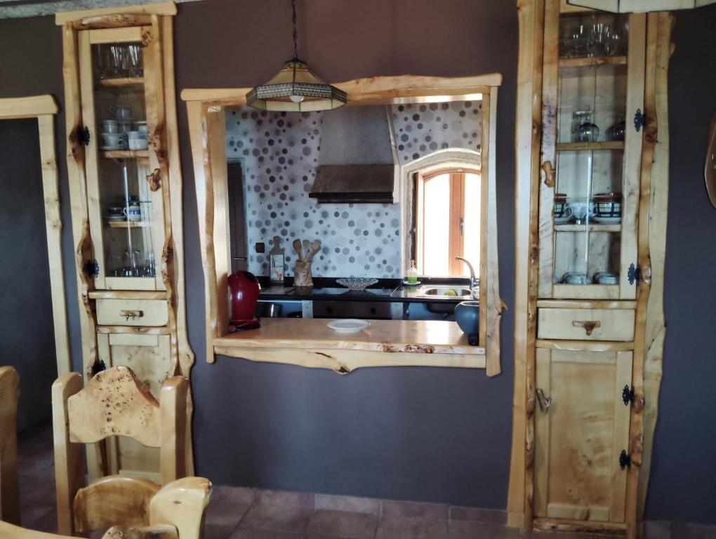 Kuchyňa alebo kuchynka v ubytovaní Casa Vieito