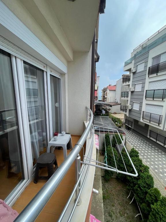 En balkon eller terrasse på Andrea