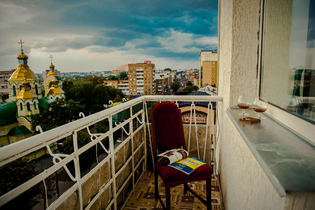 Balkón nebo terasa v ubytování Babylon Apartments