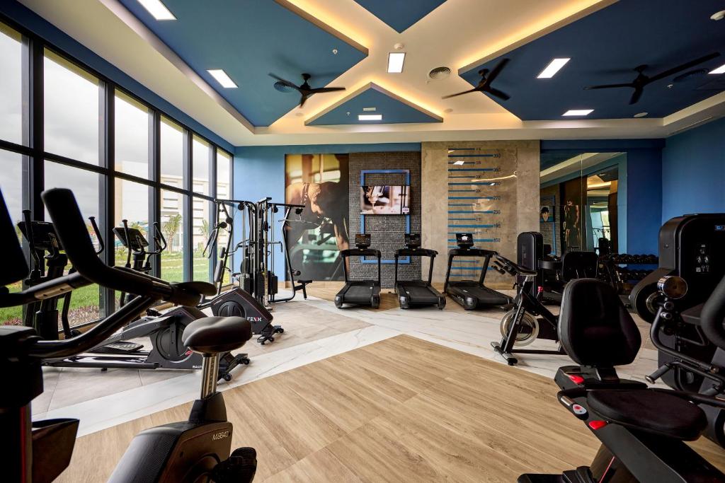 Fitness centrum a/nebo fitness zařízení v ubytování Riu Palace Aquarelle - All Inclusive
