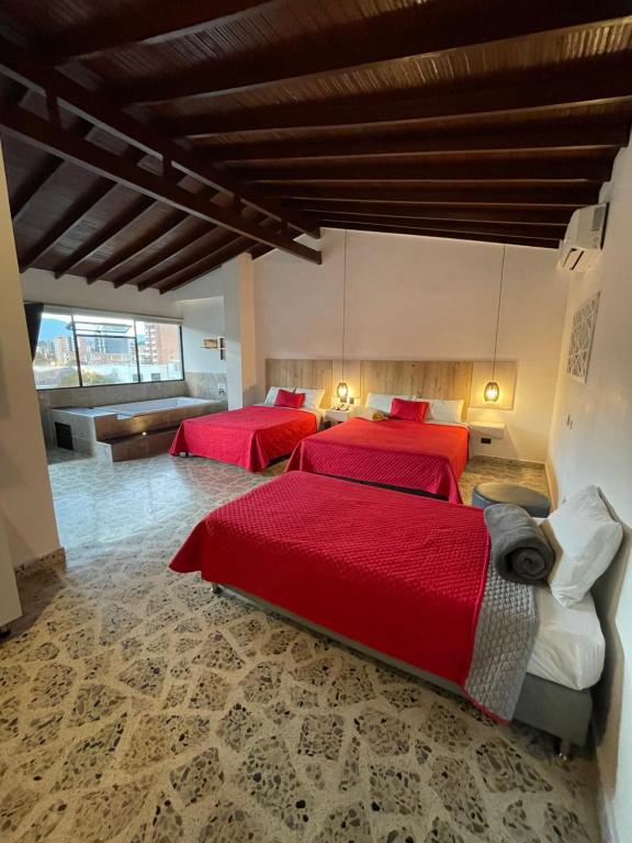 Postel nebo postele na pokoji v ubytování Hotel Ofix
