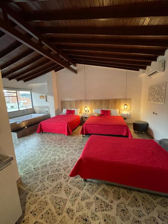 Postel nebo postele na pokoji v ubytování Hotel Ofix