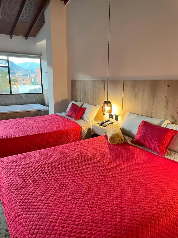 Postel nebo postele na pokoji v ubytování Hotel Ofix