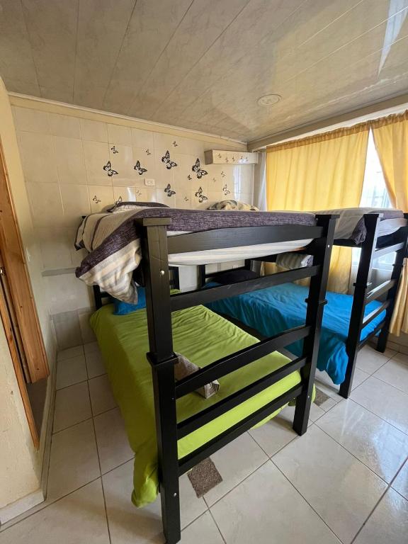 Postel nebo postele na pokoji v ubytování HOTEL BS