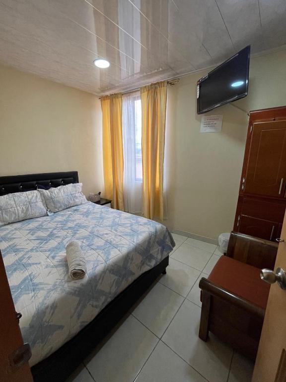 Postel nebo postele na pokoji v ubytování HOTEL BS