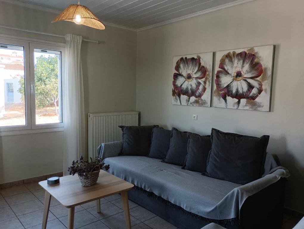 Χώρος καθιστικού στο La Casa Di Kokkines