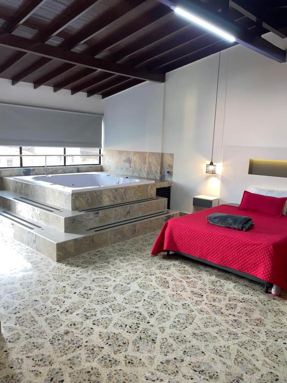 Postel nebo postele na pokoji v ubytování Hotel Ofix