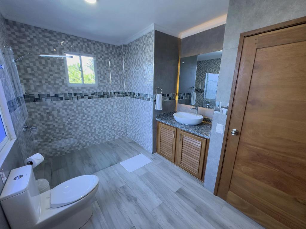 Koupelna v ubytování Hotel Agua Dulce