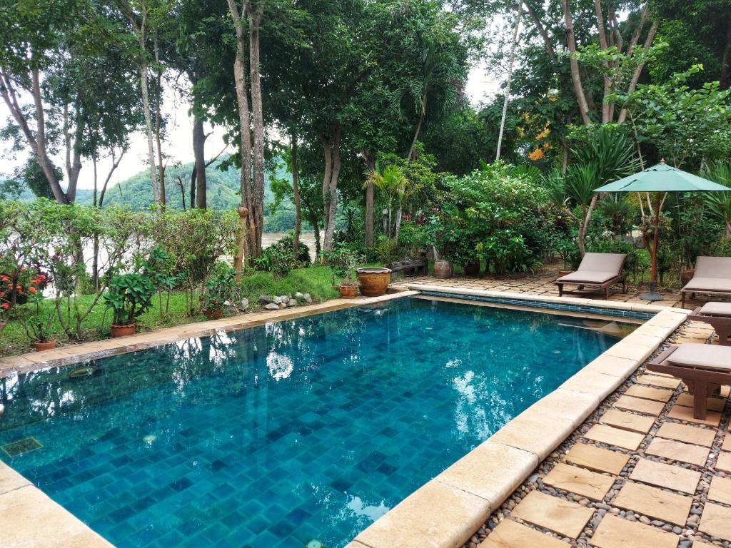 Bazén v ubytování Mekong Villas nebo v jeho okolí