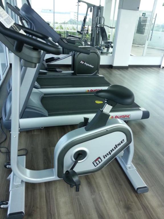 Fitness centrum a/nebo fitness zařízení v ubytování Premier Suite at Maritime