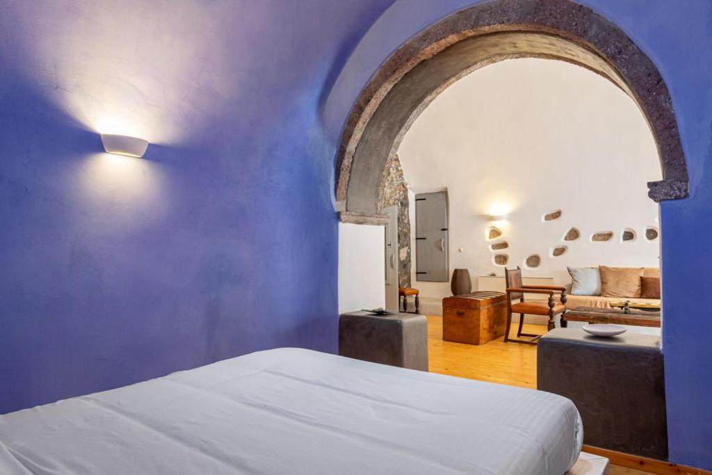 Postel nebo postele na pokoji v ubytování Cortile delle Stelle