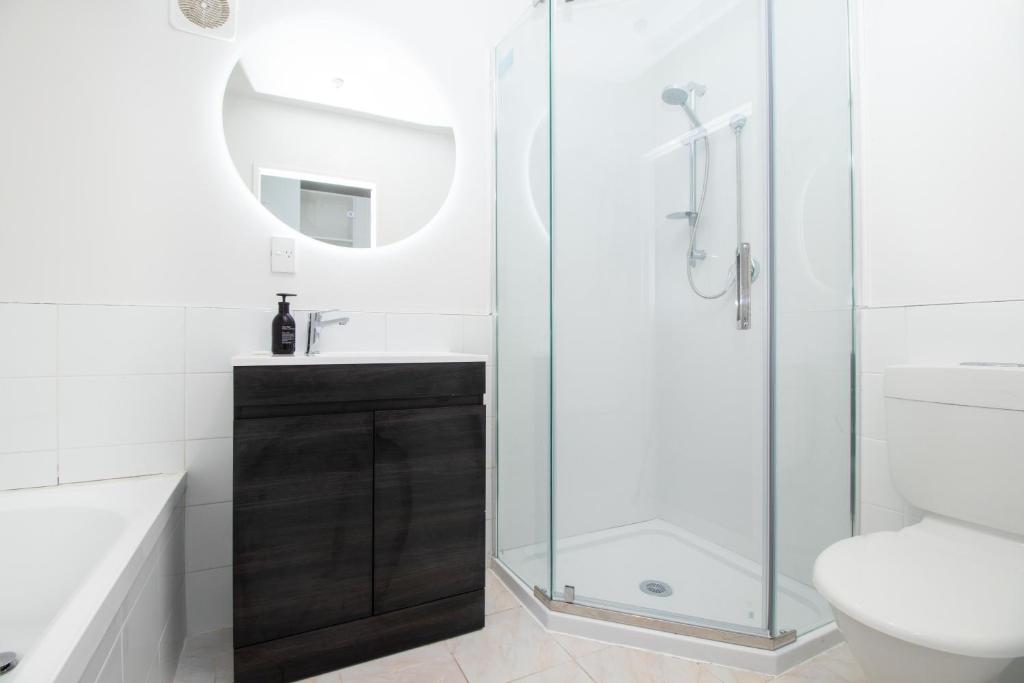 Koupelna v ubytování The Haven Newmarket Suites