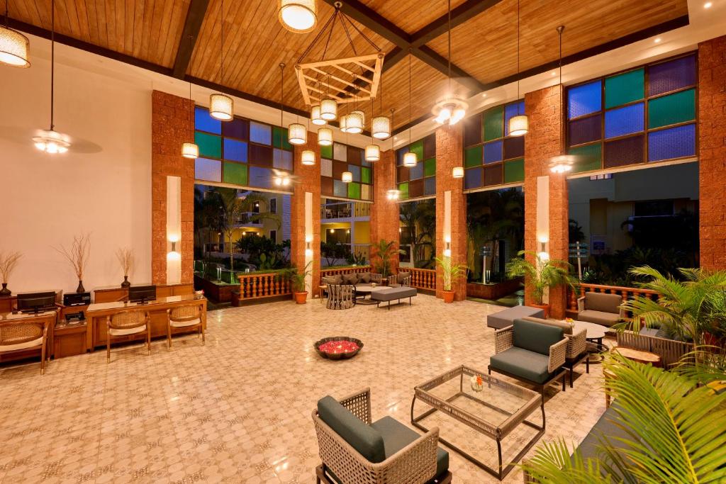 Posezení v ubytování Sea Breeze Sarovar Portico Varca Goa