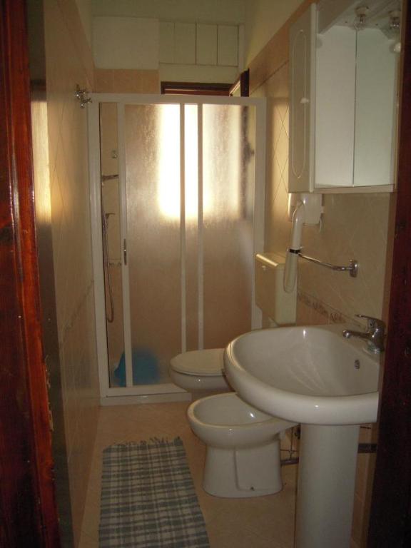 Łazienka w obiekcie Agriturismo il Contadino