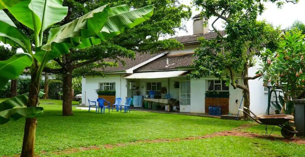 Zahrada ubytování Kusini House & Campsite KItale