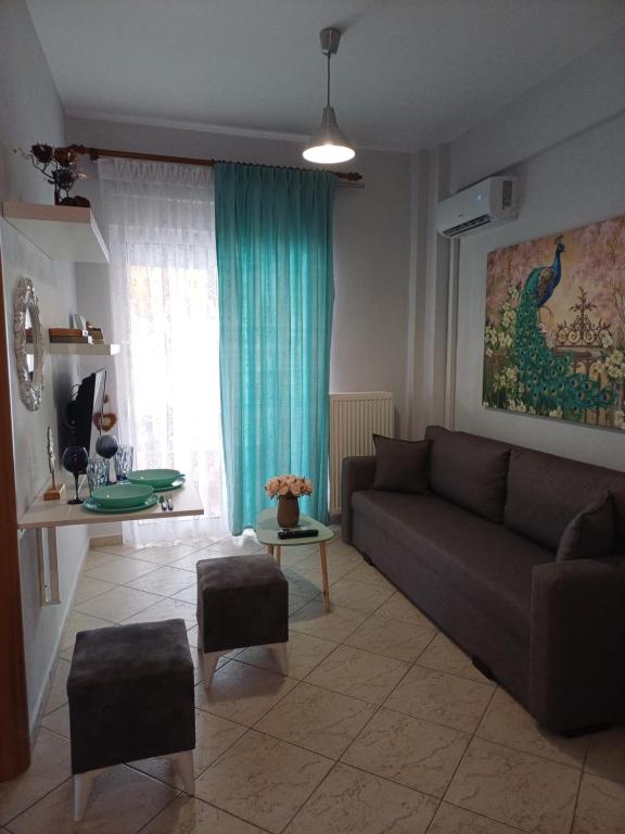 Posezení v ubytování PineParkView Apartment