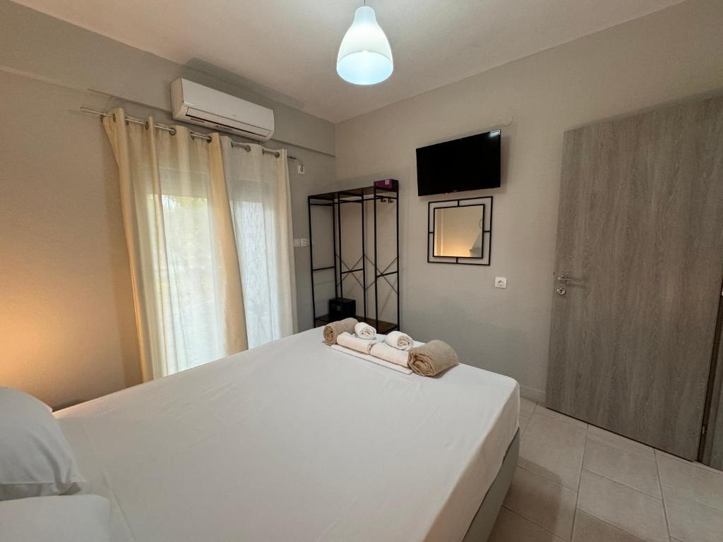 Letto o letti in una camera di Makis House